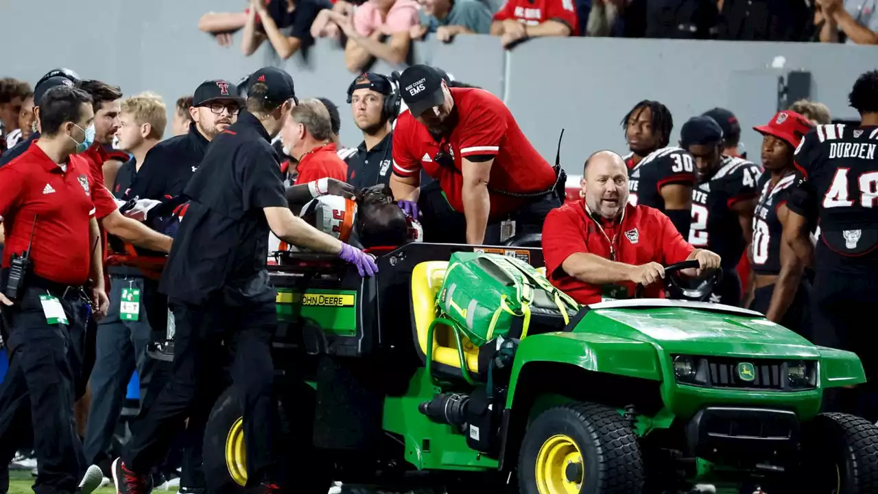 Texas Tech LB Ramirez back home after gruesome injury