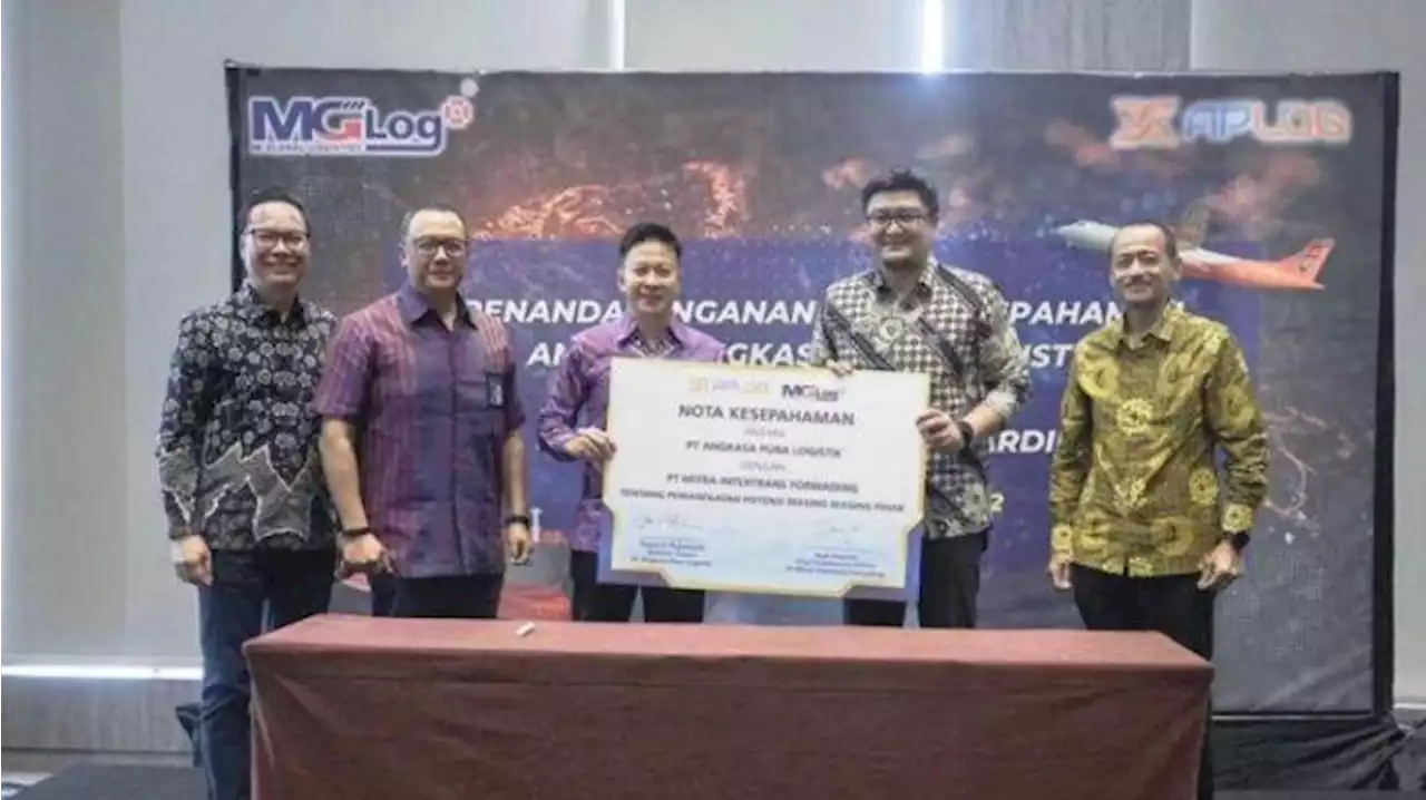 Tingkatkan Layanan Logistik Laut dan Udara, APLog-MGLog Teken MoU - Tribunnews.com