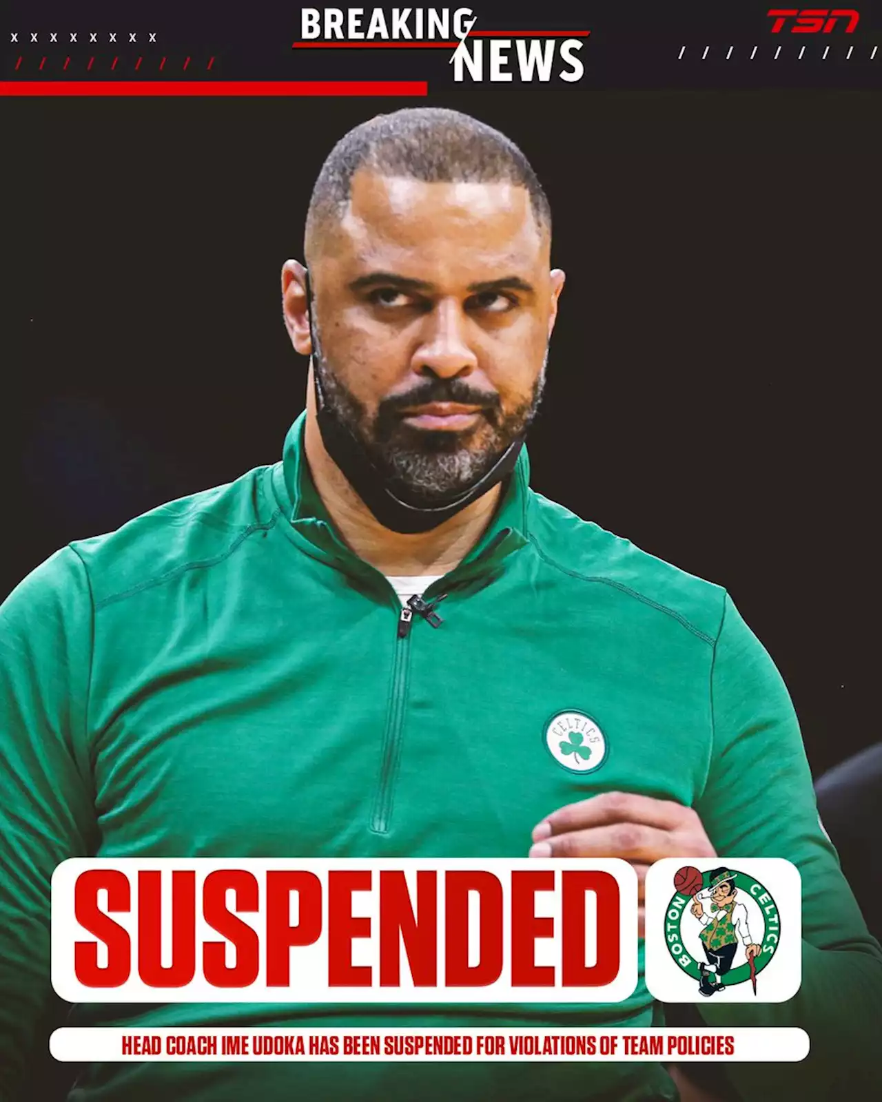 Celtics suspend head coach Udoka entire season for violating team policies - TSN.ca