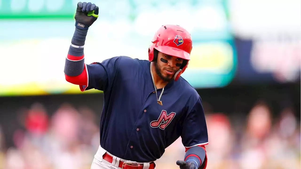 Cardinals minor leaguer left red-faced after flipping bat and rounding bases ... on a flyout