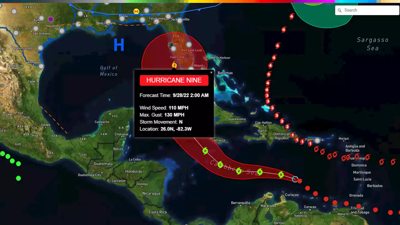 Tracking the Tropics: Tropical Depression 9 in the Caribbean headed for the Gulf of Mexico