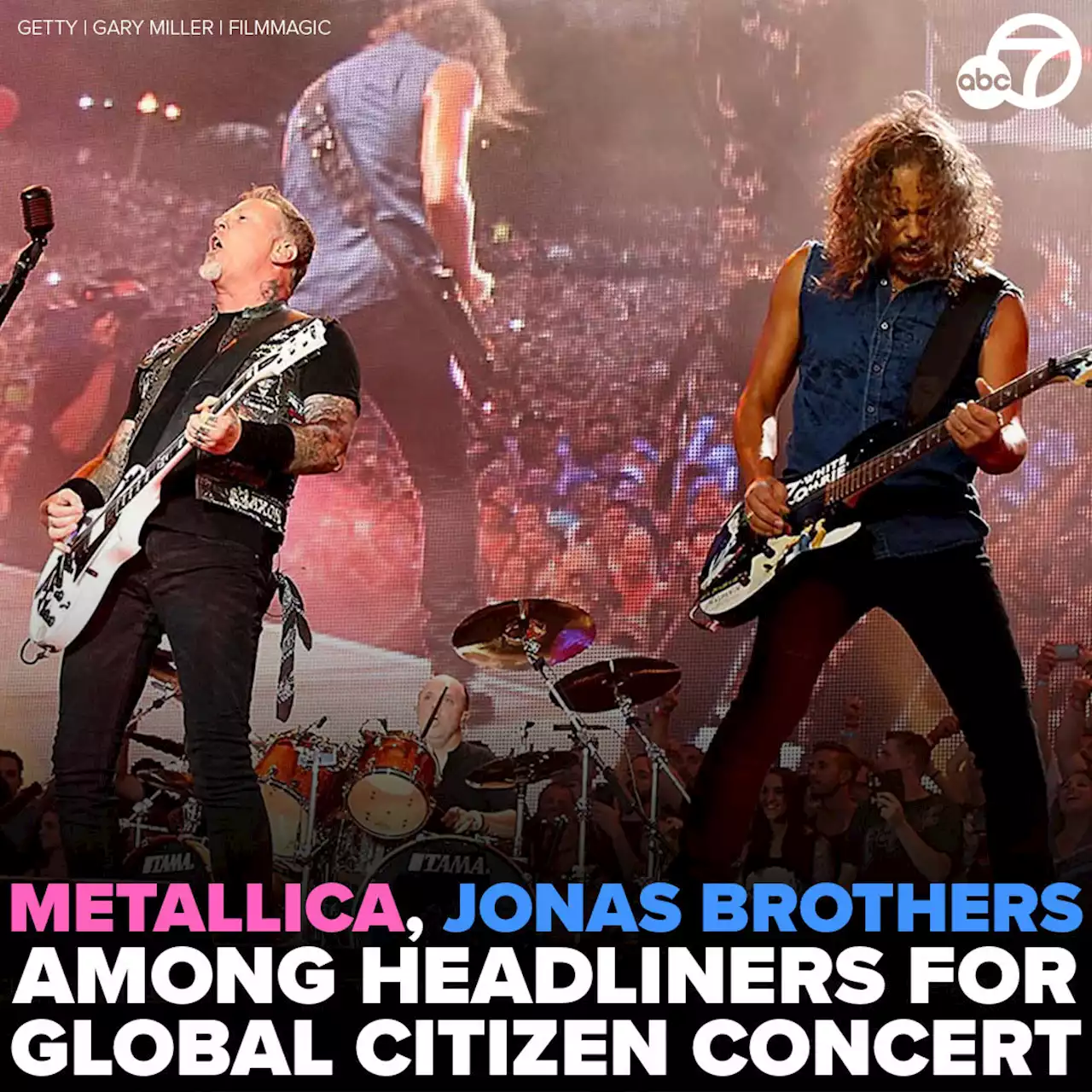 Metallica, Jonas Brothers among headliners for Global Citizen concert in New York City, Ghana