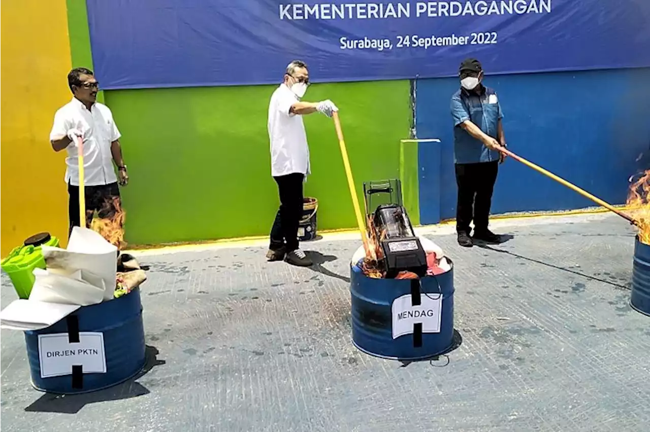 Mendag musnahkan produk impor ilegal senilai Rp11 Miliar