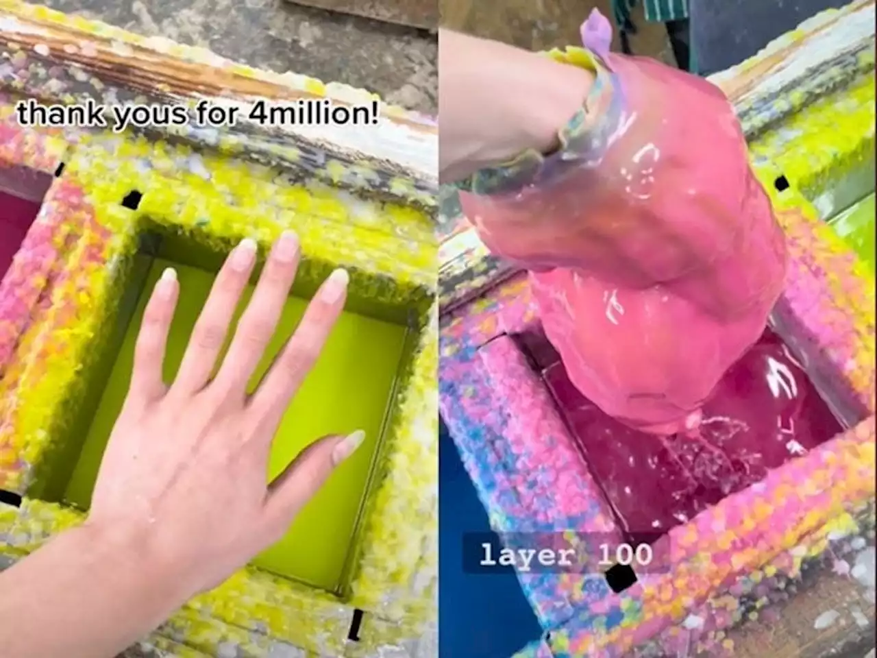 This video of someone coating their hand with 100 layers of wax is viscerally terrifying | Businessinsider