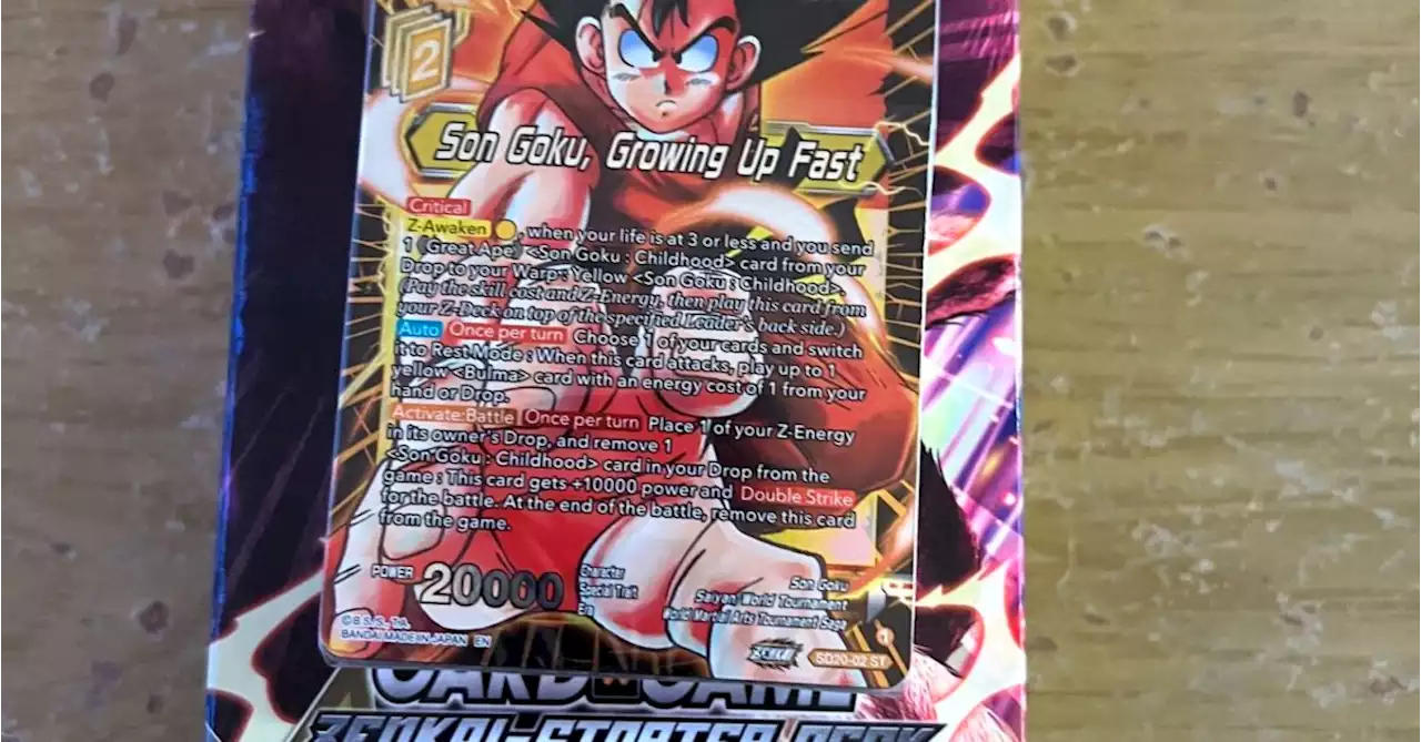 Dragon Ball Super CG Opening: Yellow Transformation Starter Deck