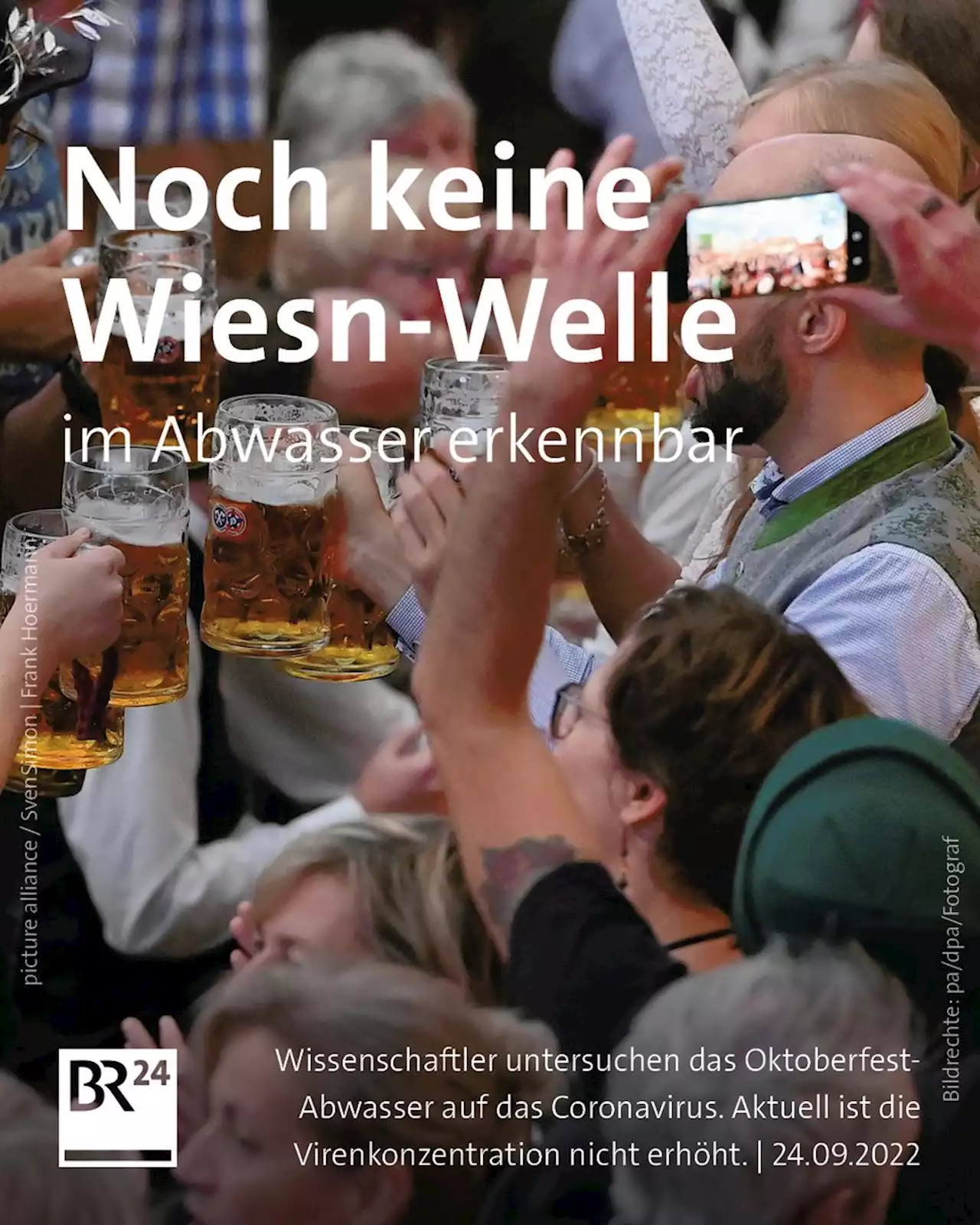 Corona: Oktoberfest-Abwasser zeigt noch keine Wiesn-Welle