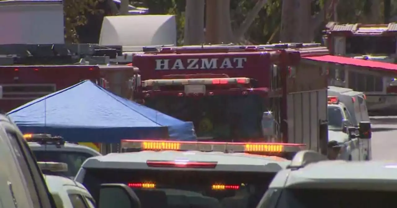 Jurupa Valley recycling plant evacuated after hazmat spill; 9 people hospitalized