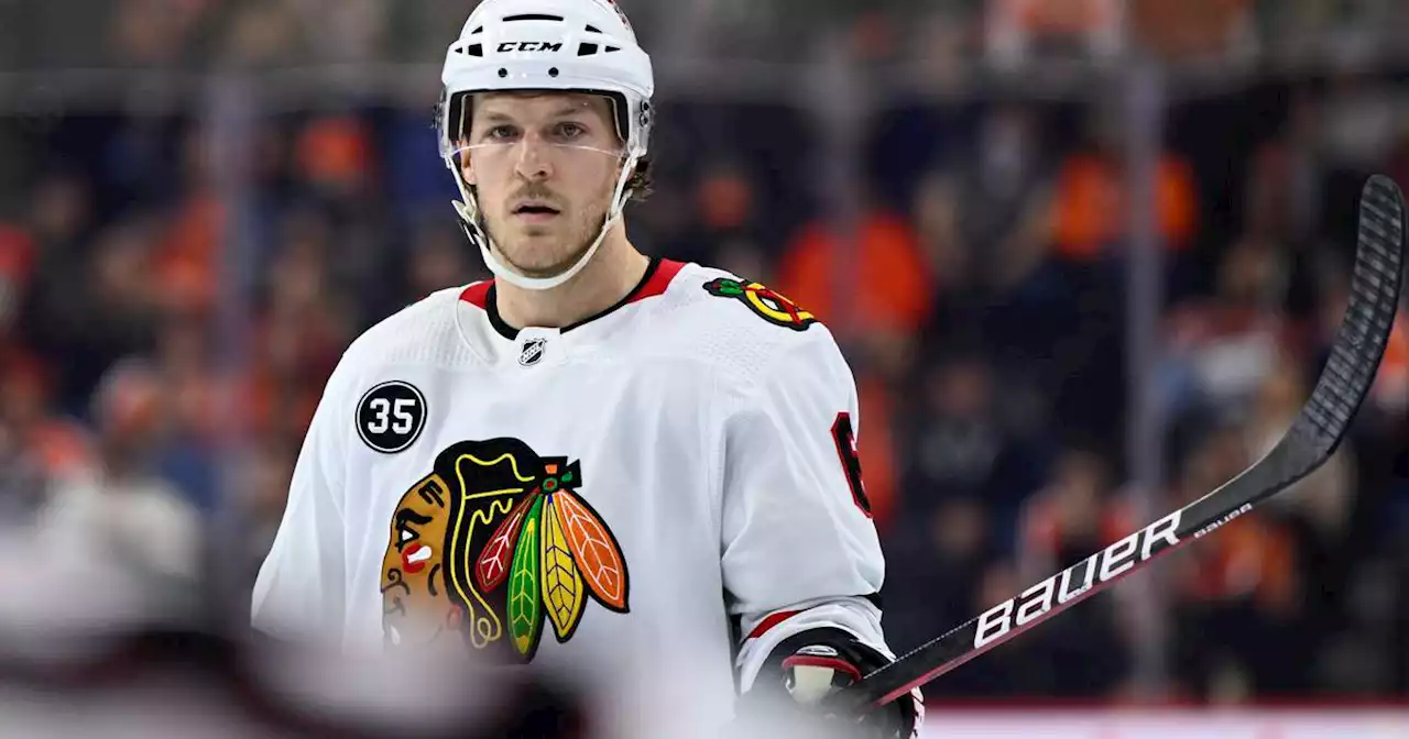 When will Jake McCabe return to the Chicago Blackhawks after spine surgery? ‘Opening night at the UC would great.’