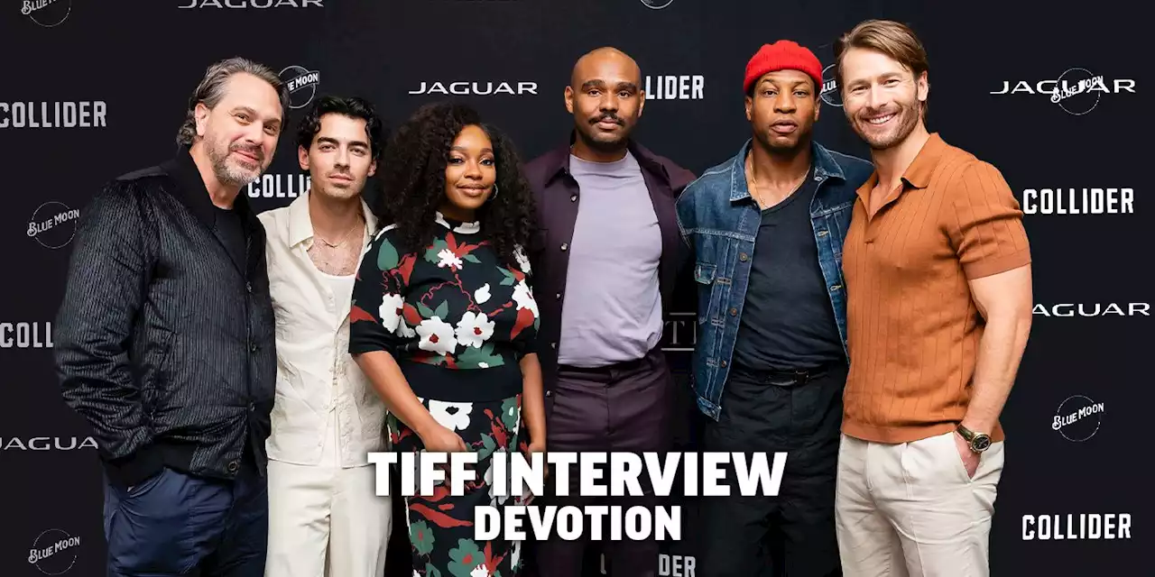 Watch Joe Jonas, Glen Powell & Jonathan Majors Have Fun Promoting 'Devotion' at TIFF 2022