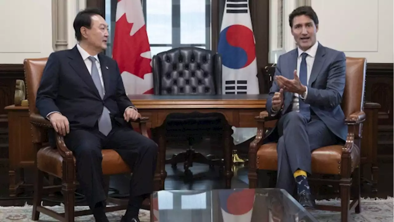 South Korea president Suk-yeol praises Canada in visit focused on trade