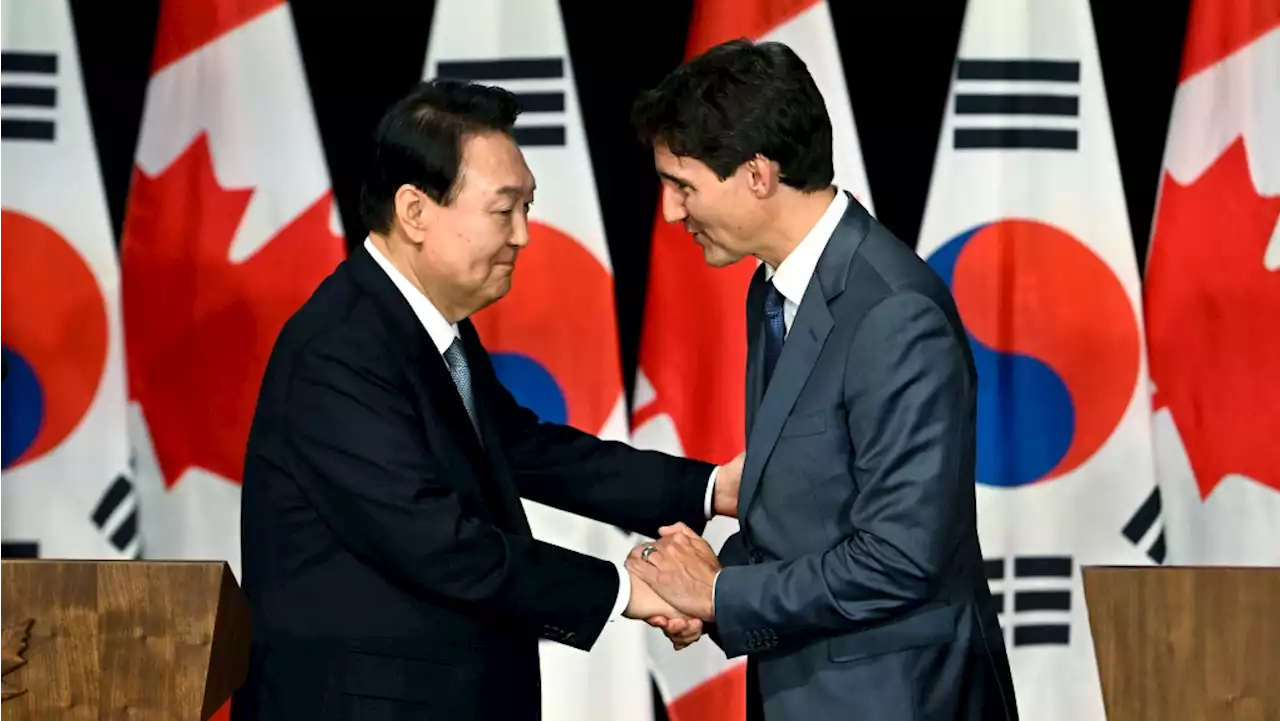 South Korea president Suk-yeol praises Canada in visit focused on trade