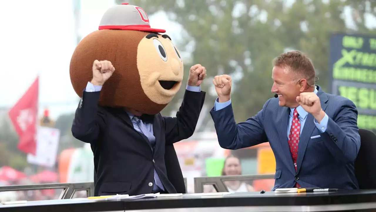 'Since they are wearing the black-out jerseys, give me Ohio State.' College GameDay' picks