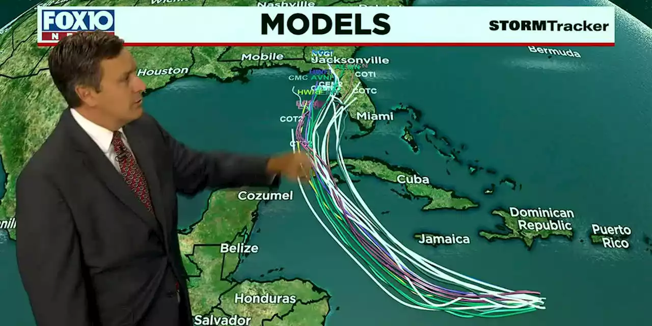 Tropics remain active; TD #9 projections trending east of central Gulf Coast