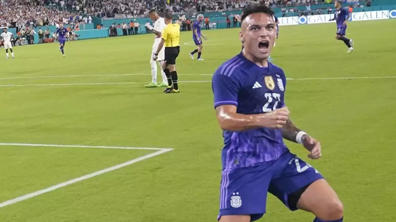 Lautaro, con l'Argentina solo sorrisi: in gol nel 3-0 all'Honduras (ed è Messi show)