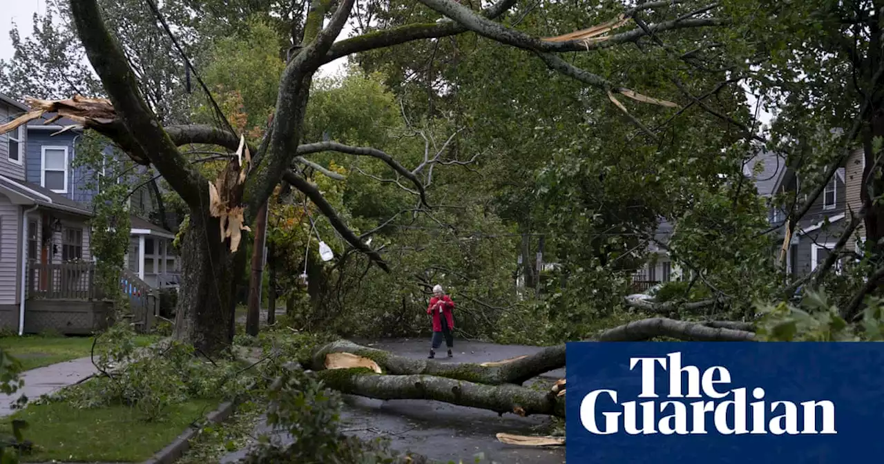 Post-tropical cyclone Fiona hits eastern Canada with hurricane-force winds