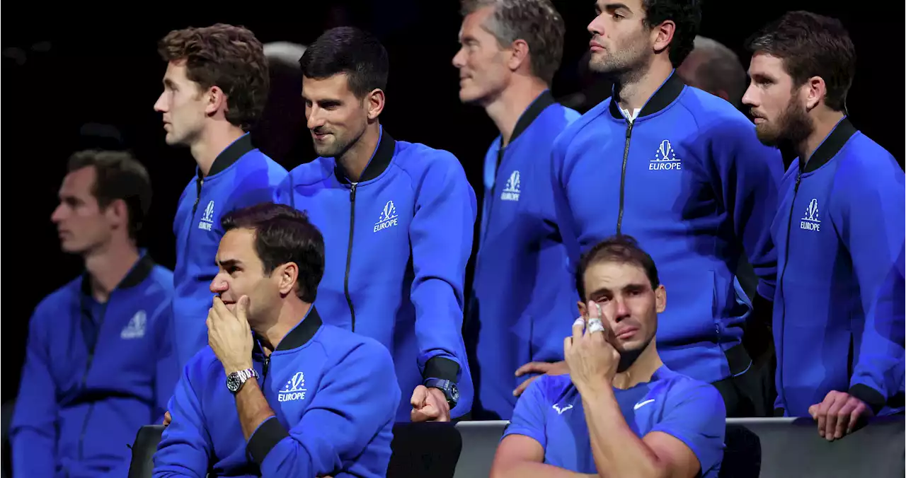 Roger Federer bids farewell with Rafael Nadal at his side