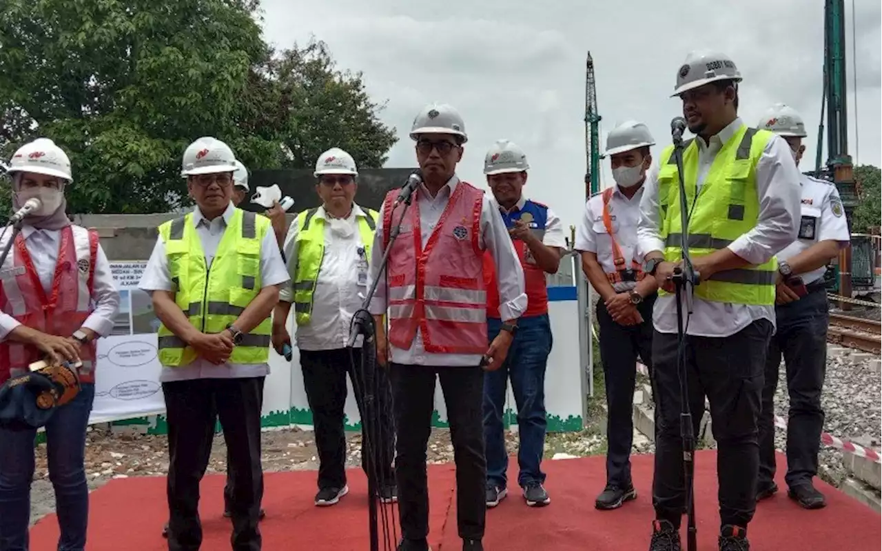 Bersama Bobby Nasution, Menhub Tinjau Proyek Kereta Api Medan-Binjai, Ada Imbauan Penting