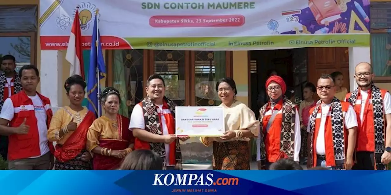 Dukung Target Pendidikan Bermutu, Elnusa Petrofin Gelar Program Petrofin Goes To School di NTT