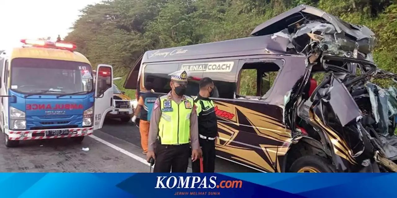 Kecelakaan di Tol Bawen-Ungaran, Elf Terseret 2 Km Usai Hantam Bagian Belakang Truk, 5 Orang Tewas