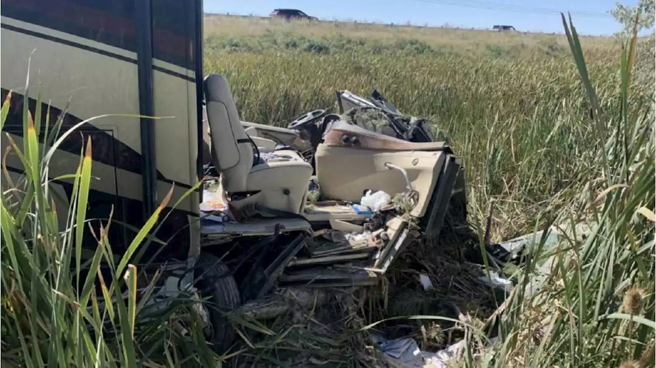 1 killed, 1 hospitalized after motor home crash on I-15 in Box Elder County