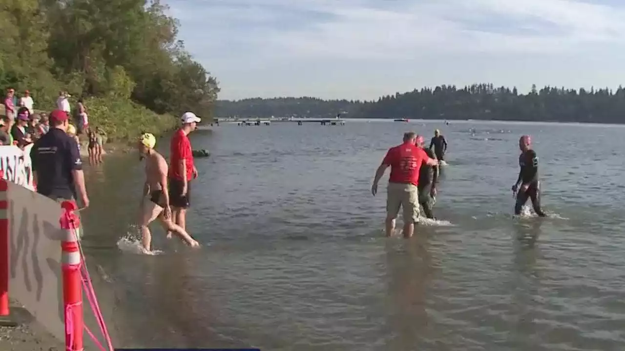 San Francisco swimmers take a cold plunge for a good cause