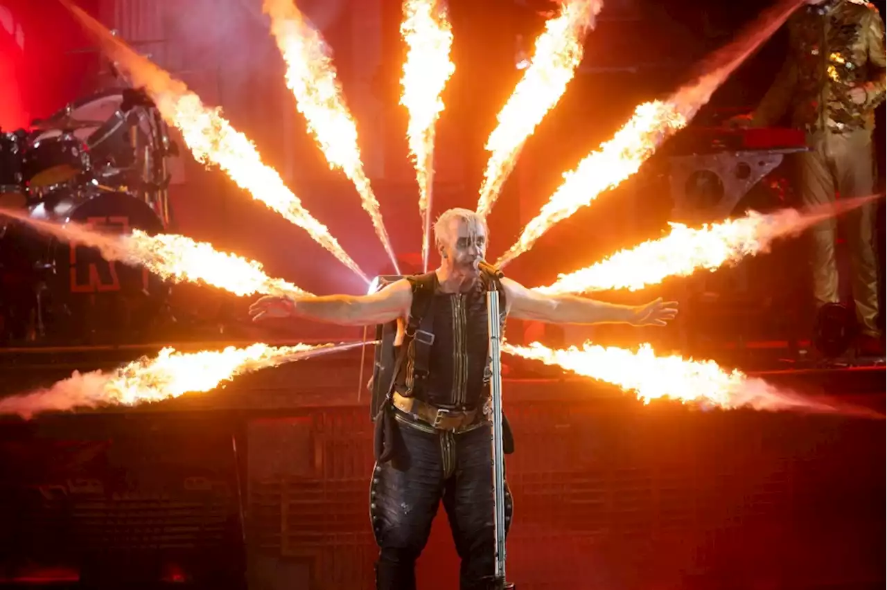 Rammstein delivers a blazing concert at the Coliseum full of thunder, fire and flame