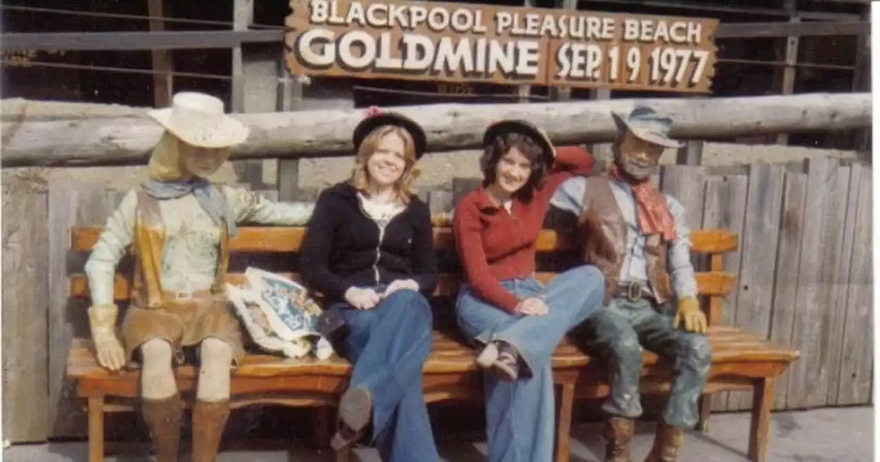 School friends recreate Pleasure Beach photo on same bench 45 years later