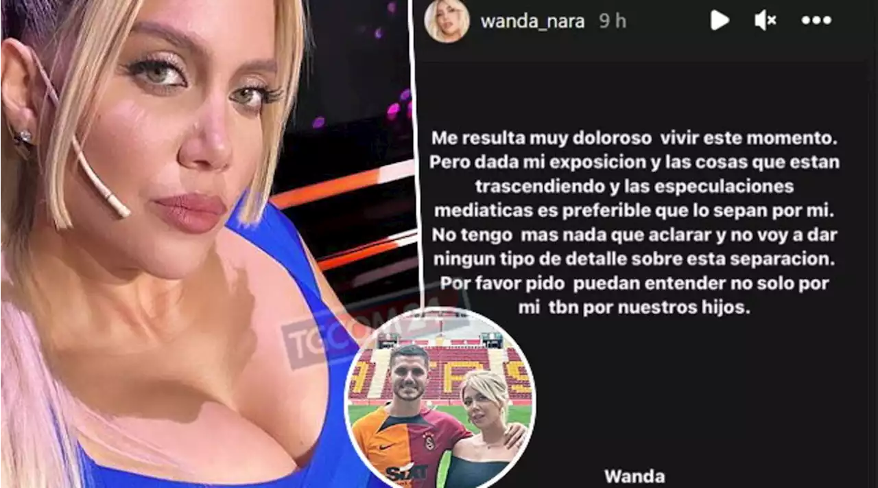 Wanda Nara e Mauro Icardi si separano