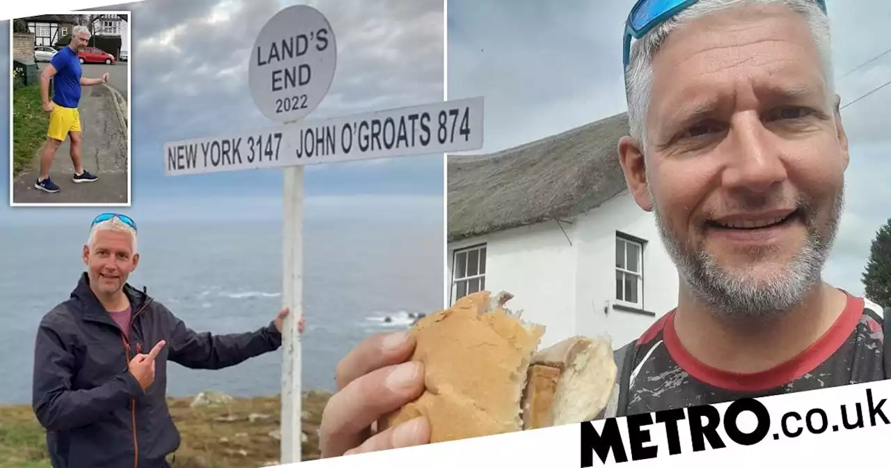 Sergeant relying on strangers to walk from Land's End to London with no money