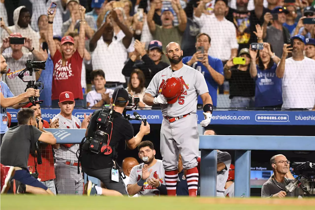 Cardinals Blowout Dodgers 11-0 on Historic Night For Albert Pujols