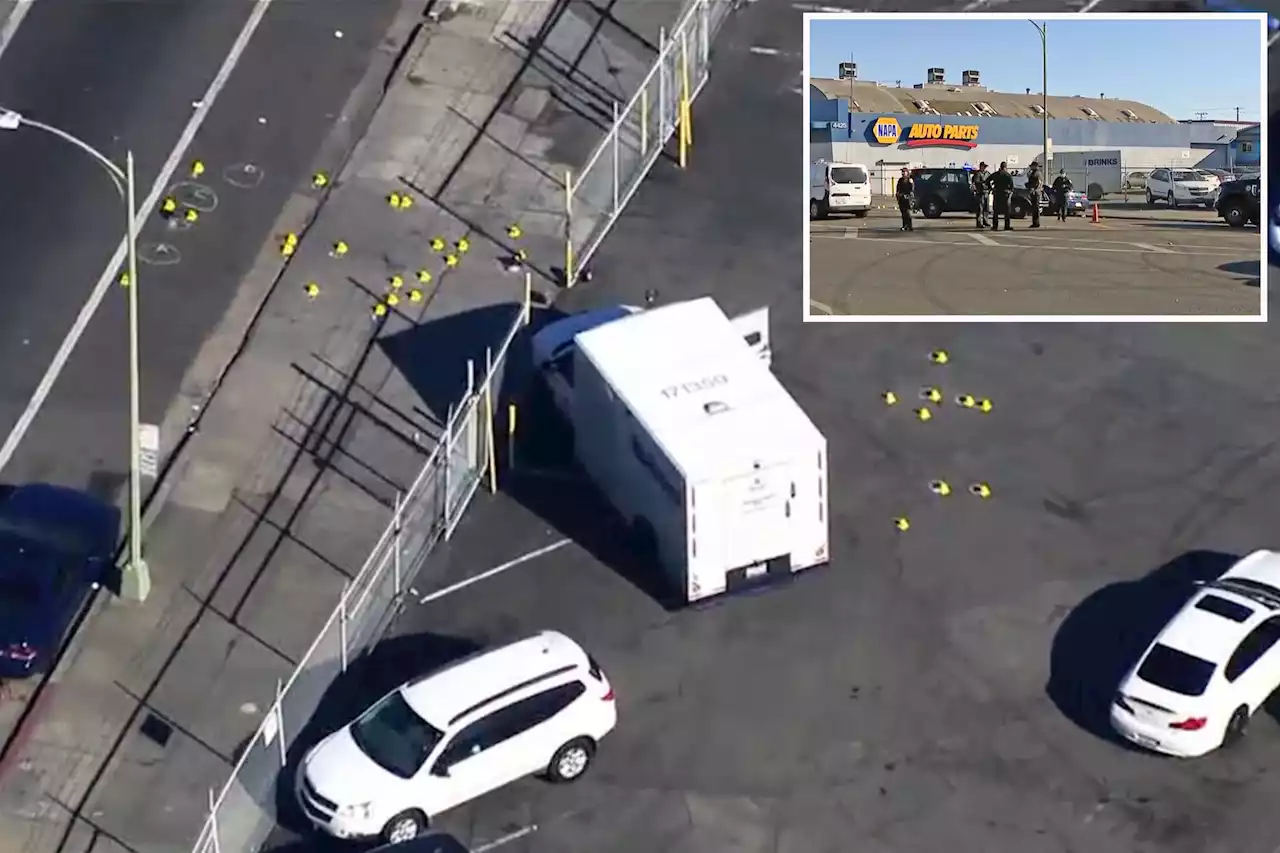 1 killed, 2 wounded in California Brink’s armored truck holdup