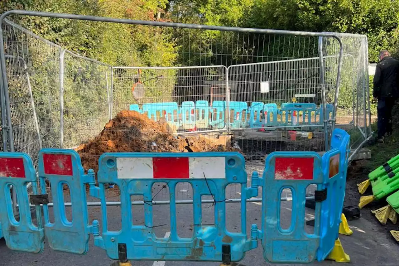 'Standstill' traffic as road shuts due to burst water main