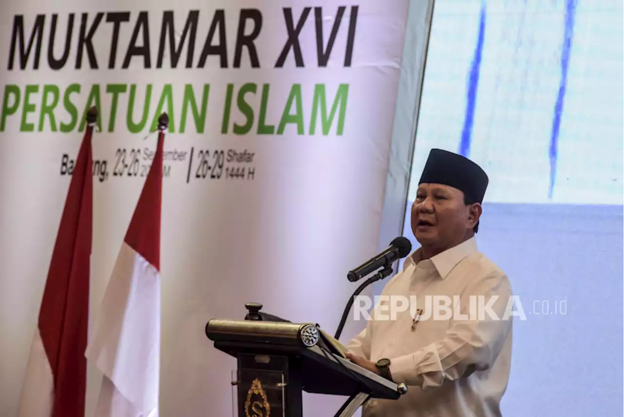 Prabowo Puji Presiden Jokowi di Muktamar Persis |Republika Online