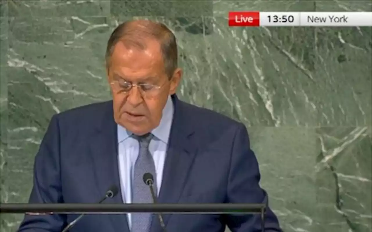 Lavrov, discorso all’Onu: “Russofobia dell'Occidente senza precedenti”