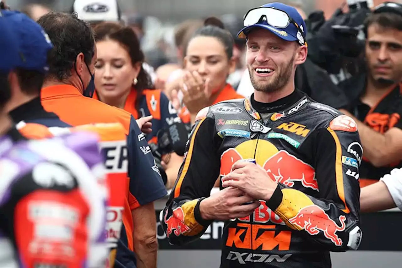 Brad Binder (KTM/3.): «1. Reihe, gewöhnungsbedürftig»