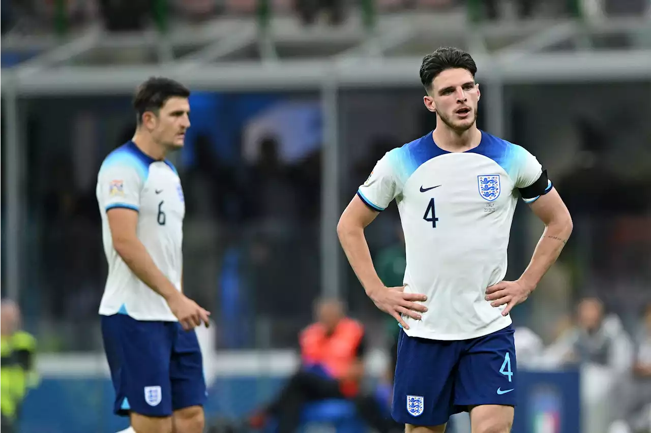 England told to play Rice in defence and drop Maguire from squad after Italy loss