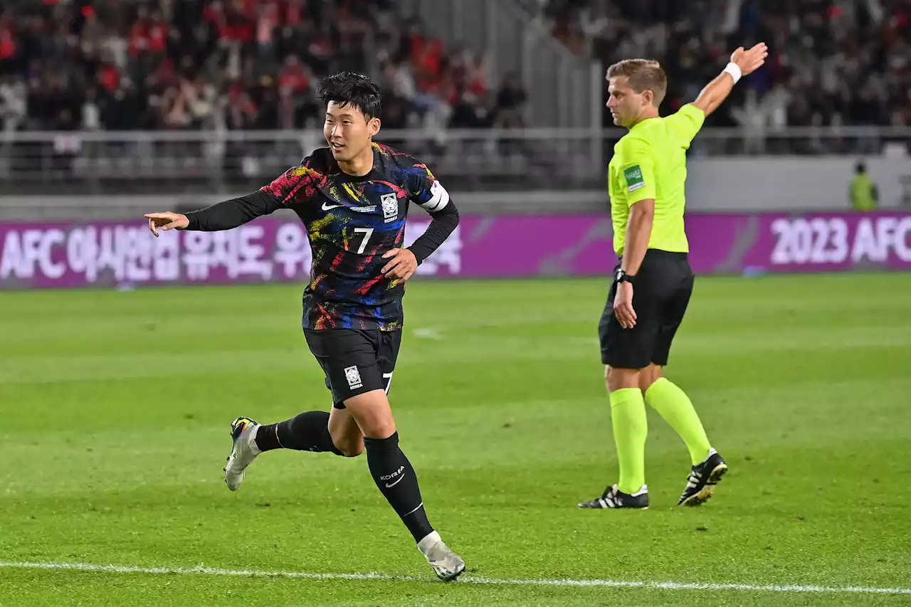 Son nets stunning free-kick for South Korea to put pressure on Kane and Conte