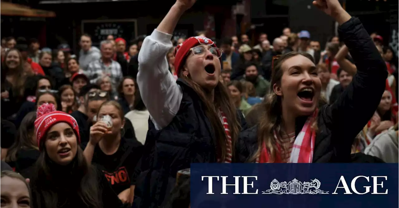 ‘They get quite emotional’: Sydney unites to support its AFL heroes