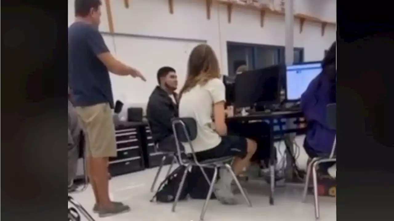 Teacher Benched for Going Apesh*t at Student Who Didn’t Stand for Pledge of Allegiance