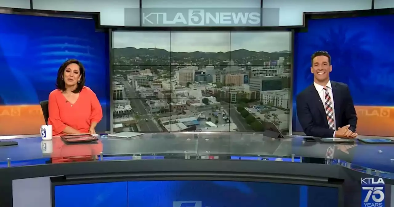 Los Angeles anchorman is out of a job following on-air, emotional farewell to colleague