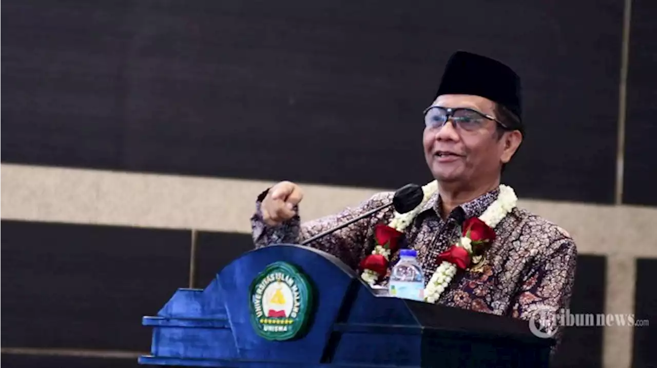 Soal Infrastruktur Papua, Mahfud MD: Itu Proyek Kementerian PUPR, Bukan dari Dana Otsus - Tribunnews.com