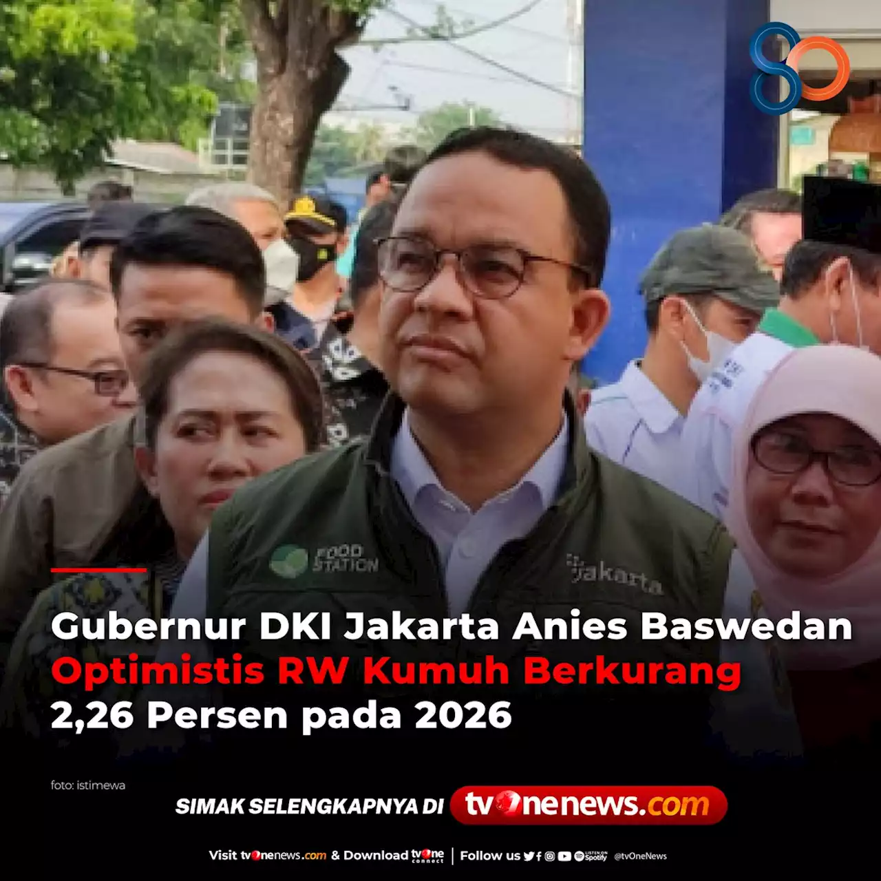 Gubernur DKI Jakarta Anies Baswedan Optimistis RW Kumuh Berkurang 2,26 Persen pada 2026