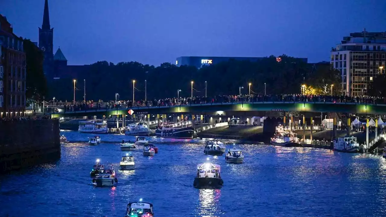 so schön war das lichterfest auf der weser