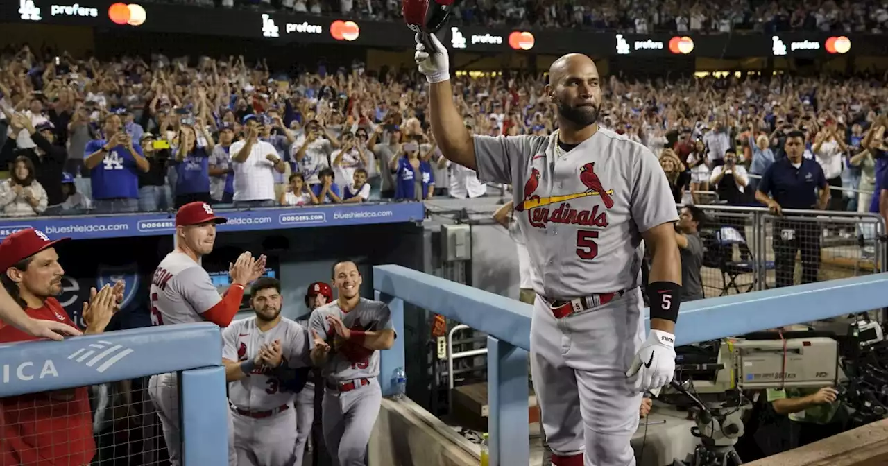 Cards' Pujols hits 700th home run, 4th player to reach mark