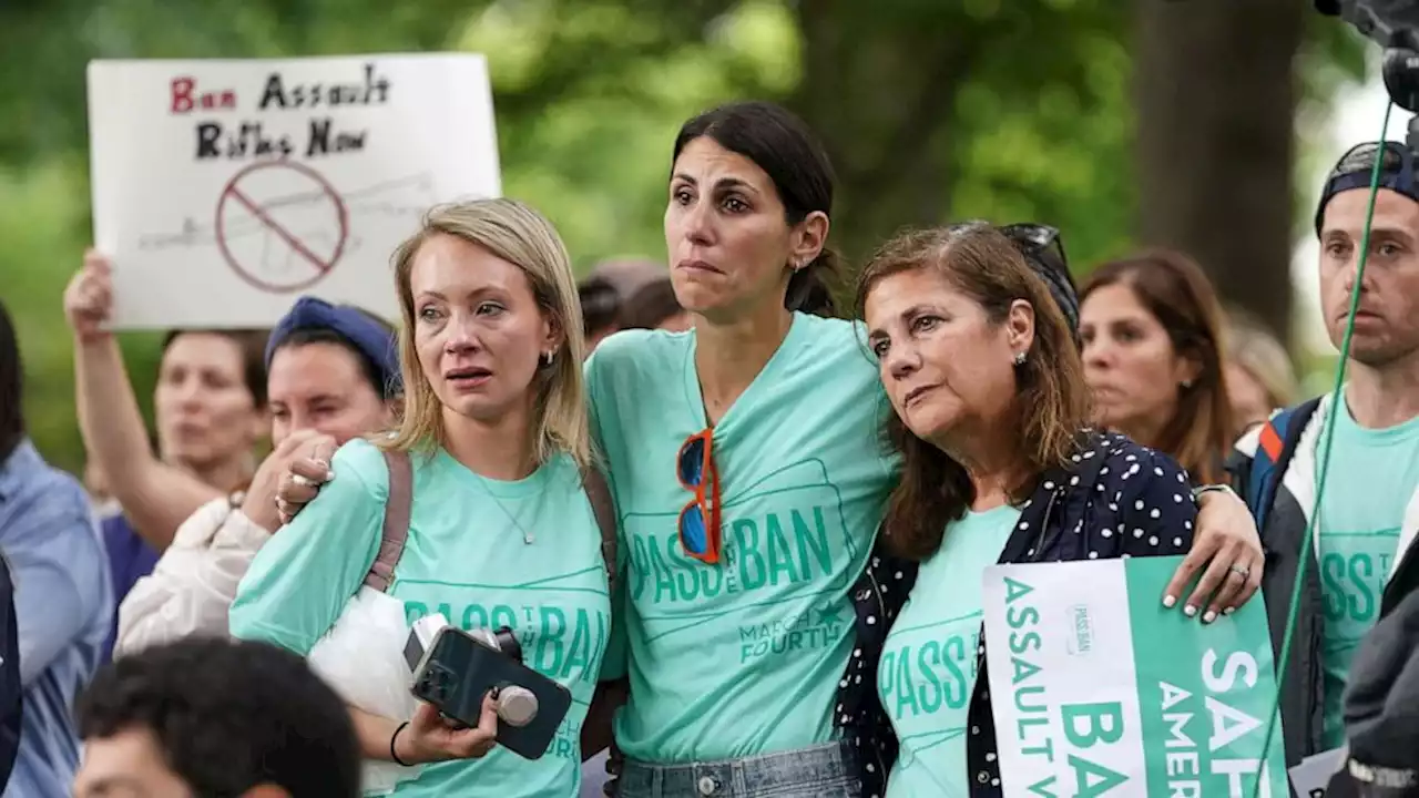 Families of mass shooting victims find solidarity at US Capitol rally