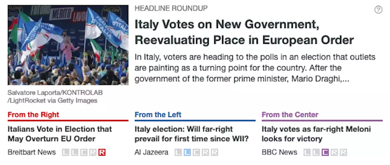 Italy Votes on New Government, Reevaluating Place in European Order