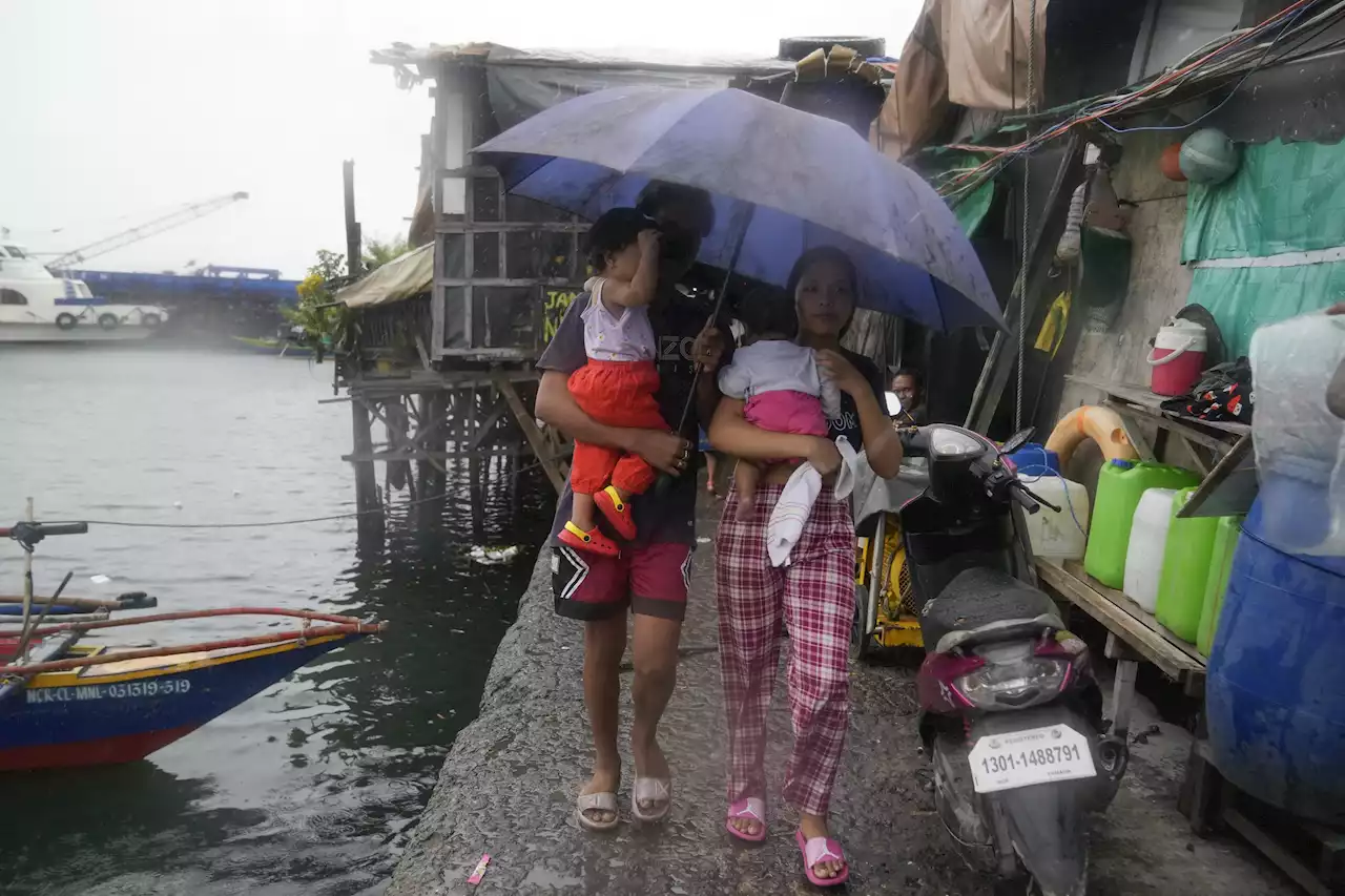 Powerful typhoon prompts evacuations in northern Philippines