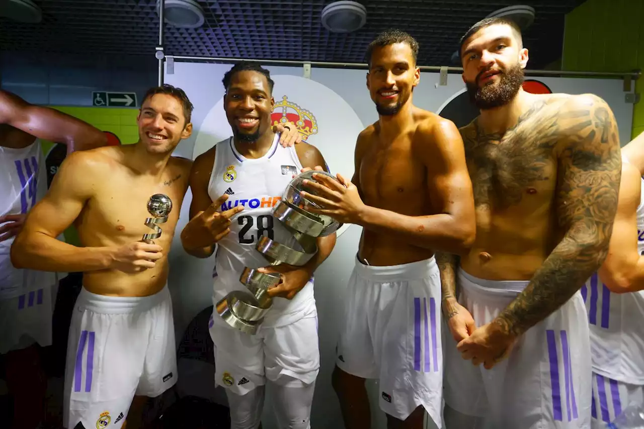 Déjà un trophée pour les quatre Français du Real Madrid ! - BeBasket