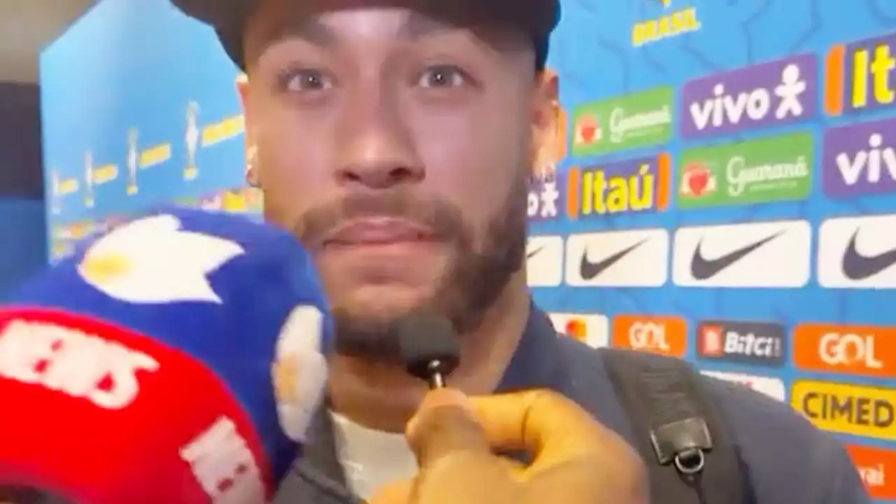 Nach der Mbappé-Frage bricht Neymar das Interview ab