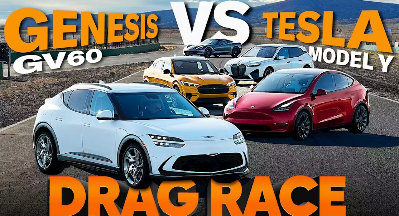 The Genesis GV60 Performance Proves Itself In Races Against Tesla, BMW, Ford, And Even A Corvette | Carscoops